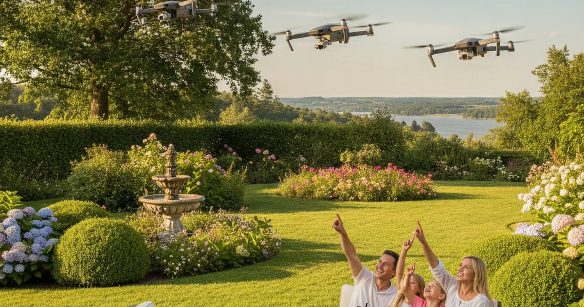 Die perfekte Drohne für den Garten im Sommer: Flugspaß und entspannte Outdoor-Erlebnisse für die ganze Familie