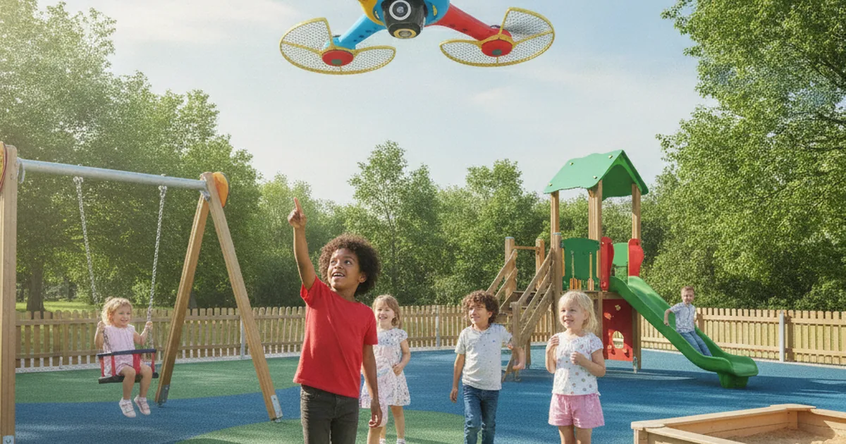 Drohne für Kinder auf dem Spielplatz: Spaß und Sicherheit für die Kleinsten